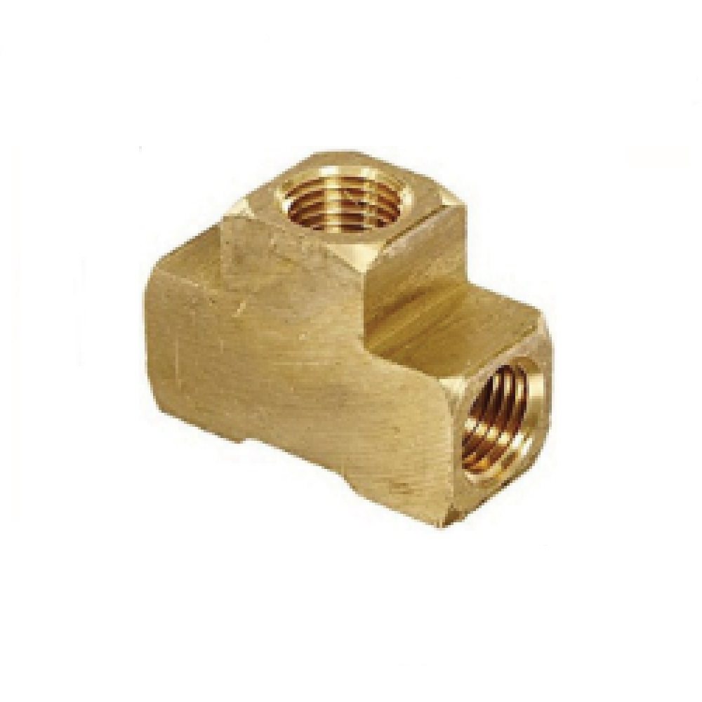 101A-B ANDERSON BRASS FITTING<BR>1/4" NPT FEMALE TEE